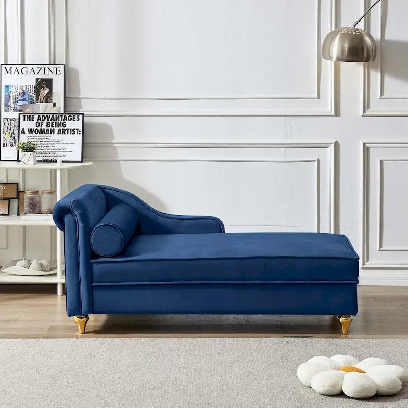 Modern Upholstery Chaise Lounge Chair with Storage