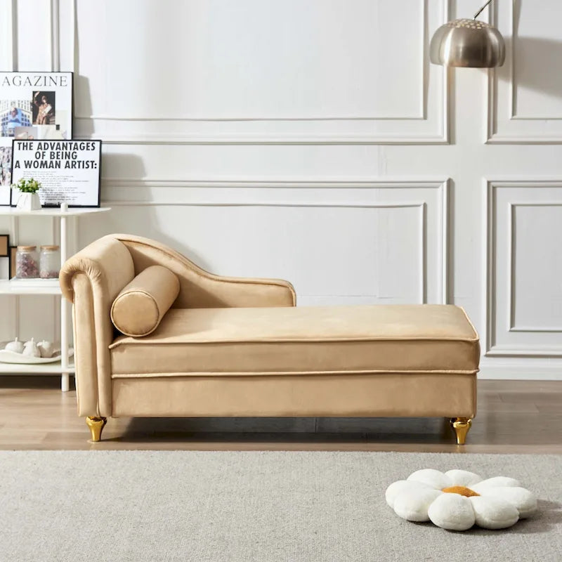Modern Upholstery Chaise Lounge Chair with Storage