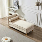 Modern Upholstery Chaise Lounge Chair with Storage