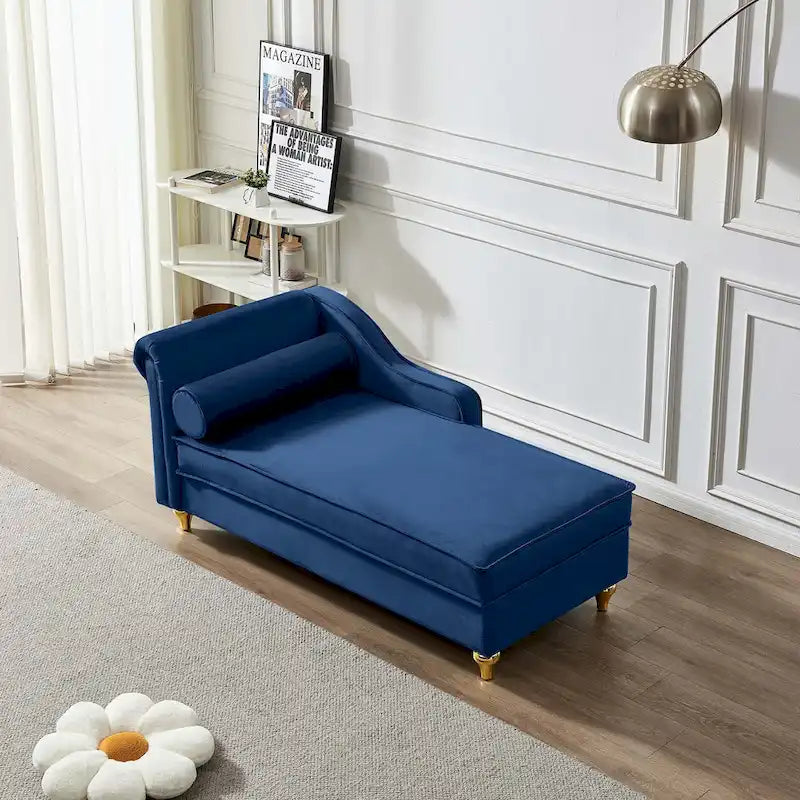 Modern Upholstery Chaise Lounge Chair with Storage