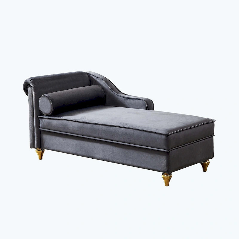 Modern Upholstery Chaise Lounge Chair with Storage