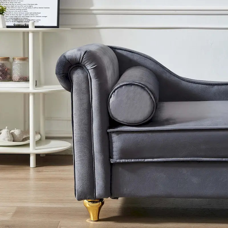 Modern Upholstery Chaise Lounge Chair with Storage