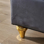 Modern Upholstery Chaise Lounge Chair with Storage
