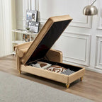 Modern Upholstery Chaise Lounge Chair with Storage