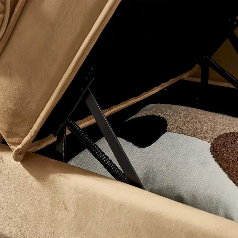 Modern Upholstery Chaise Lounge Chair with Storage