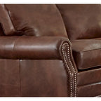 Made in USA Revo Top Grain Leather Sofa and Two Chairs Set