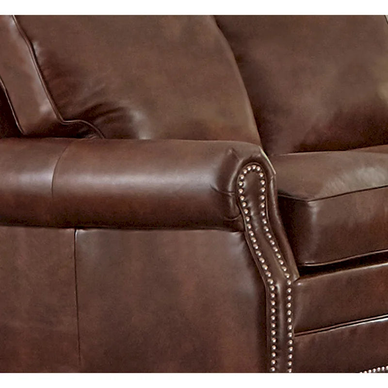 Made in USA Revo Top Grain Leather Sofa and Two Chairs Set