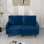 56.88 Modern Couch Velvet Loveseat Sofa for Living Room Furniture