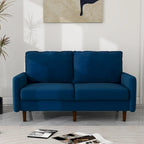 56.88 Modern Couch Velvet Loveseat Sofa for Living Room Furniture