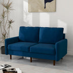 56.88 Modern Couch Velvet Loveseat Sofa for Living Room Furniture