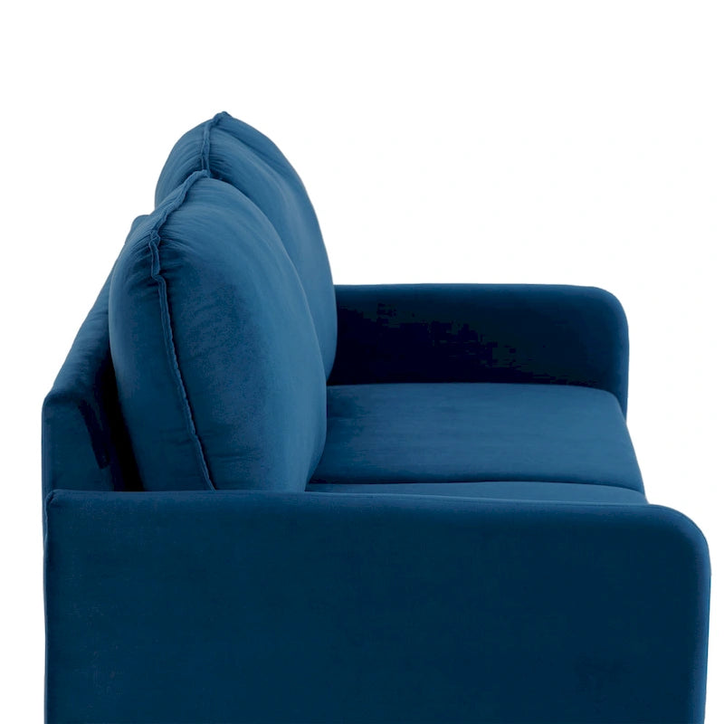 56.88 Modern Couch Velvet Loveseat Sofa for Living Room Furniture