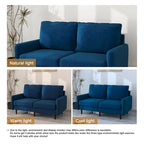 56.88 Modern Couch Velvet Loveseat Sofa for Living Room Furniture