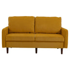 56.88 Modern Couch Velvet Loveseat Sofa for Living Room Furniture