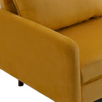 56.88 Modern Couch Velvet Loveseat Sofa for Living Room Furniture