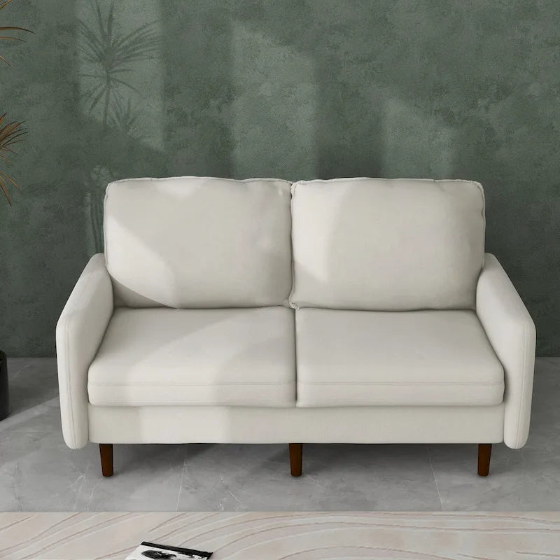 56.88 Modern Couch Velvet Loveseat Sofa for Living Room Furniture