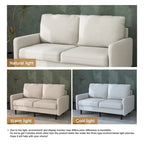 56.88 Modern Couch Velvet Loveseat Sofa for Living Room Furniture
