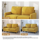 56.88 Modern Couch Velvet Loveseat Sofa for Living Room Furniture