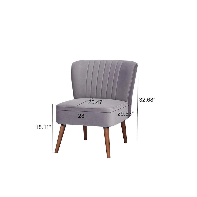 Carson Carrington Tagerod Armless Slipper Chair