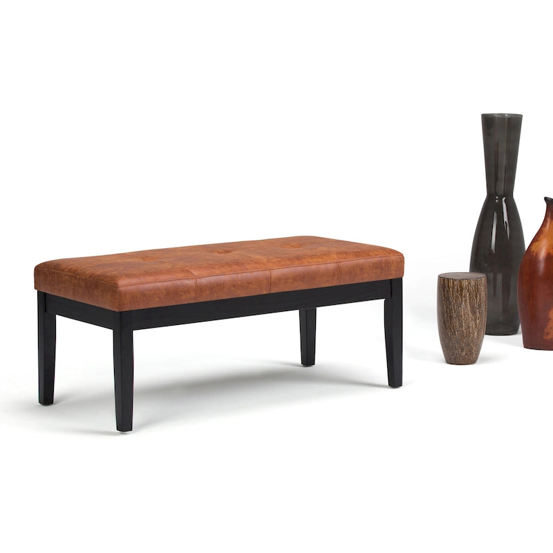 WYNDENHALL Abbey 43 inch Wide Contemporary Rectangle Ottoman Bench