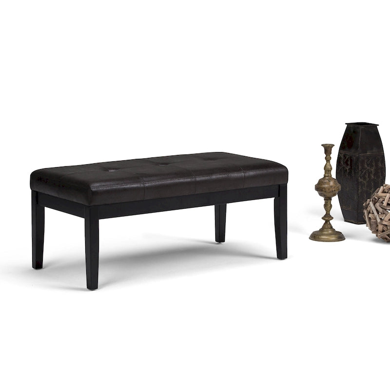 WYNDENHALL Abbey 43 inch Wide Contemporary Rectangle Ottoman Bench
