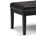 WYNDENHALL Abbey 43 inch Wide Contemporary Rectangle Ottoman Bench