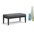 WYNDENHALL Abbey 43 inch Wide Contemporary Rectangle Ottoman Bench