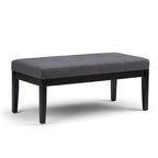 WYNDENHALL Abbey 43 inch Wide Contemporary Rectangle Ottoman Bench