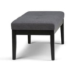 WYNDENHALL Abbey 43 inch Wide Contemporary Rectangle Ottoman Bench