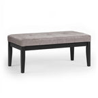 WYNDENHALL Abbey 43 inch Wide Contemporary Rectangle Ottoman Bench