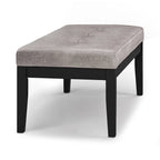 WYNDENHALL Abbey 43 inch Wide Contemporary Rectangle Ottoman Bench