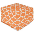 Majestic Home Goods Indoor Outdoor Trellis Ottoman Pouf 27 in L x 27 in W x 17 in H