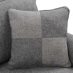 Nele Transitional Linen Fabric L-Shaped Sectional Sofas by Furniture of America