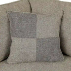 Nele Transitional Linen Fabric L-Shaped Sectional Sofas by Furniture of America