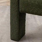 KINWELL 28 Wide Boucle Upholstered Square Armchair (Set of 2)