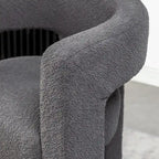 KINWELL 28 Wide Boucle Upholstered Square Armchair (Set of 2)