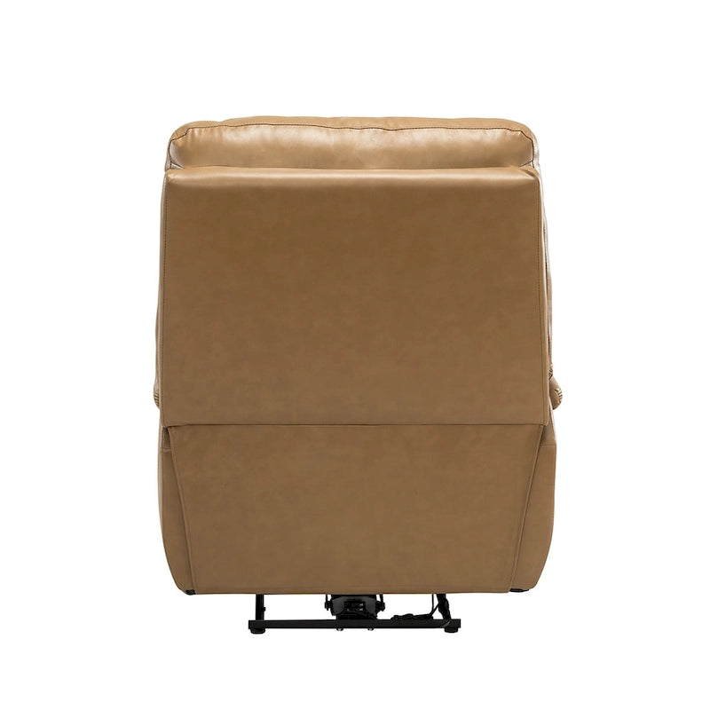 Clara Genuine Leather Power Recliner with Cushion Padded, Set of 2