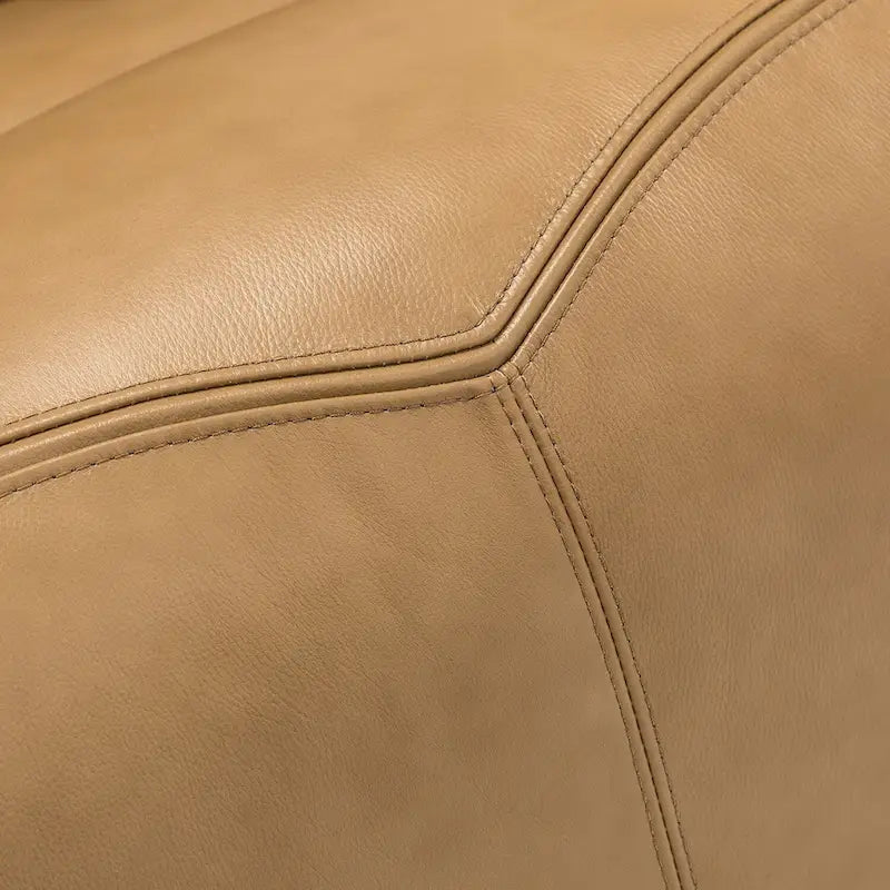 Clara Genuine Leather Power Recliner with Cushion Padded, Set of 2