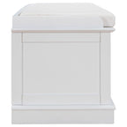 Storage Bench with 4 Doors and Adjustable Shelves