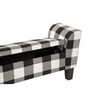Grafton Home Claire Transitional Upholstered Storage Bench