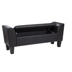 Grafton Home Claire Transitional Upholstered Storage Bench