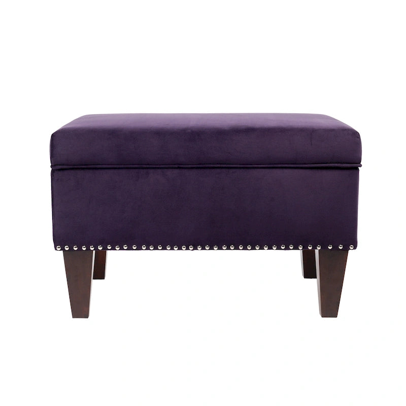 Transitional Brooklyn Upholstered Home Dcor Storage Bench