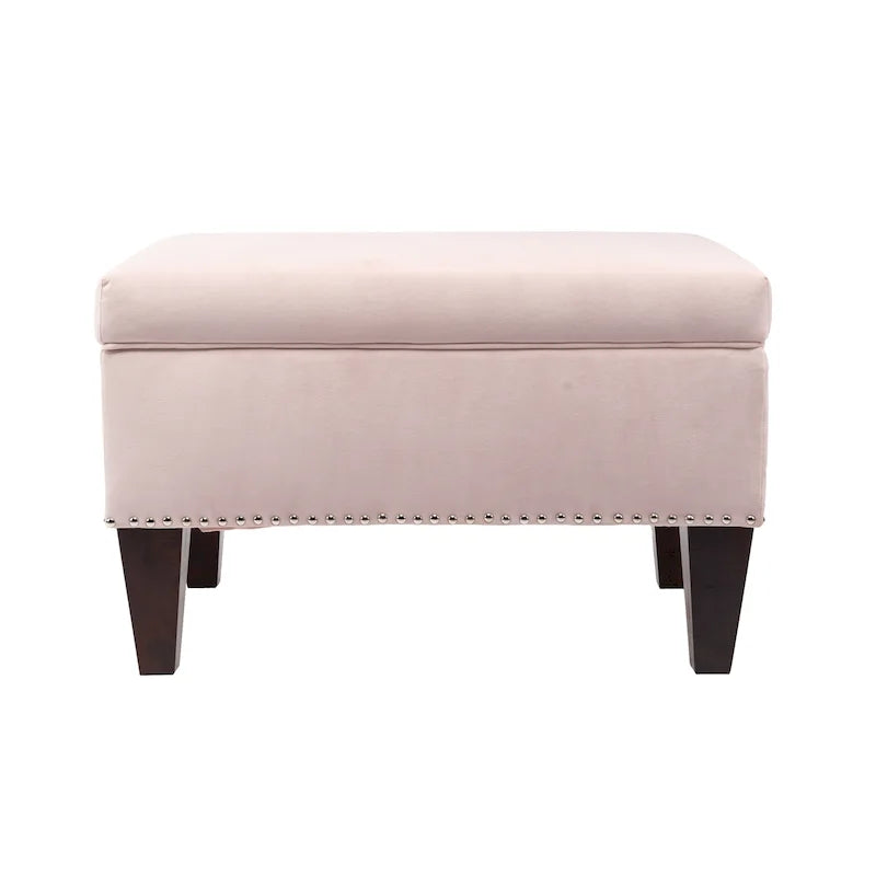Transitional Brooklyn Upholstered Home Dcor Storage Bench