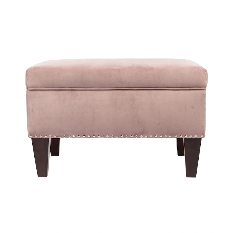 Transitional Brooklyn Upholstered Home Dcor Storage Bench