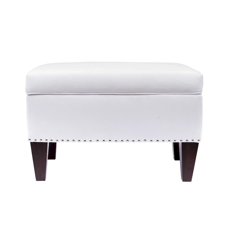 Transitional Brooklyn Upholstered Home Dcor Storage Bench