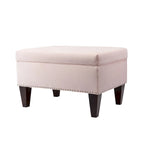 Transitional Brooklyn Upholstered Home Dcor Storage Bench