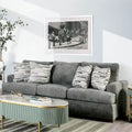 Nort Transitional Fabric Padded Flared Arms Sofa by Furniture of America