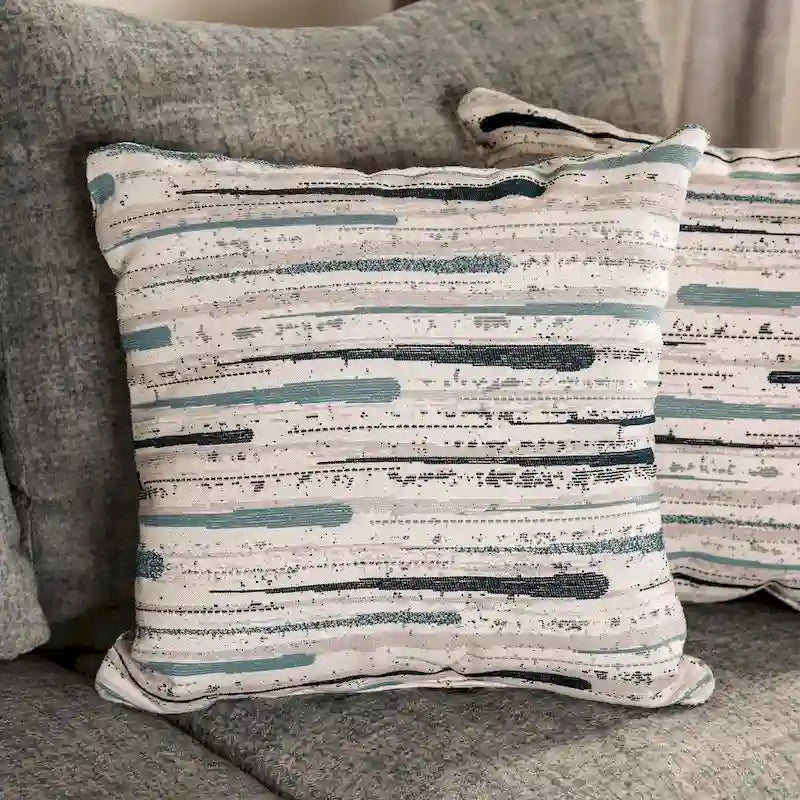 Nort Transitional Fabric Padded Flared Arms Sofa by Furniture of America