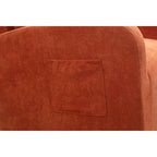 Upholstered Swivel Glider Rocking Chair
