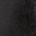 Mid-Century Leather Accent Chair - Deep Seat Single Seater