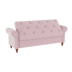 63 Modern Entryway Bench Bed Bench Storage Bench with Rolled Arms